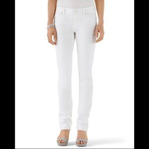 White House Black Market BLANC SLIM ANKLE JEAN